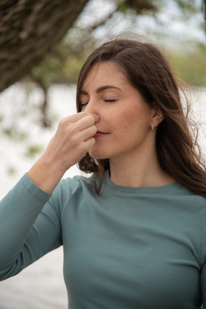 lélegzet visszatartást végez